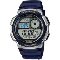 Casio World Time Illuminator - 5 Alarme, 10 Jahre
