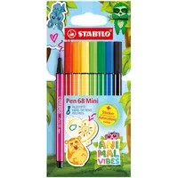 Stabilo Pen 68 Mini Animal Vibes 8 St. mehrfarbig