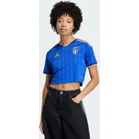 Adidas Italien 26 Replica kürzer geschnittenes Heimtrikot blau M