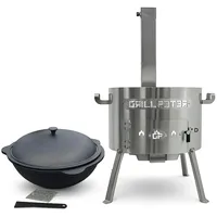 Grillpeter Utschak Timur Ø50 cm silber