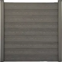 Green Yard Sichtschutzelement CORTEZA 14,2 m grau WPC 8