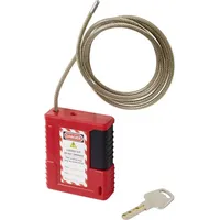 Sygonix SY-6872544 Kabelschloss 61.8mm Rot