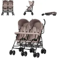 Chipolino Twin Golfwagen Double Point Tiramisu - Beige