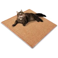 Karat homeliving Sisal-Kratzteppich Für Katzen Terra-Apricot