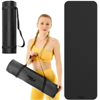 Trex sport Fitnessmatte 180x60x1cm mit Tragegurt | Yogamatte rutschfest