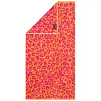 CAWÖ Two-Tone Leo Handtuch 50 x 100 cm pink