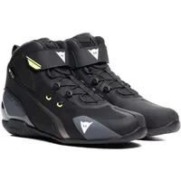 Dainese Herian D-WP wasserdichte Motorrad Schuhe, schwarz-gelb, Größe 47