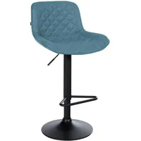 CLP Barhocker Kasson blau/Stoff