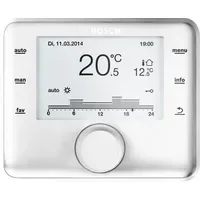 Bosch raumtemperaturgeführter Regler CR 800 für bis 8 Heizkreise