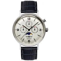 Zeppelin Herrenuhr Quarz Hindenburg mit Mondphase