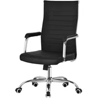 ML-Design Bürostuhl Kunstleder Schwarz