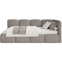 Selsey Jugendbett Cloudy 90 x 200 cm Kiefer grau