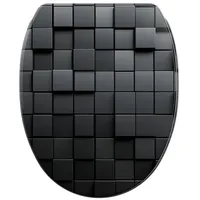 Sanilo WC-Sitz Cube Schwarz