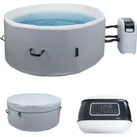 Mendler HWC-N97 150 x 150 x 65 cm Grau-weiß