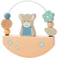 Sterntaler Motorikschleife "Emmi Motorikwippe", bunt, Motorikspielzeug, BabyH:25cm L:19cm, Holz,