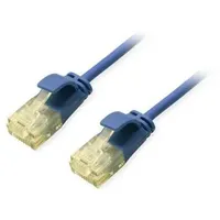 Equip 62630207101 Slim-Patchkabel, Cat.6A, U/UTP, 0.5m, Blau