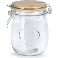 Zeller Vorratsglas "Heart" 750 ml
