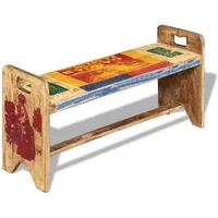 VidaXL Sitzbank Cola Mehrfarbig 100 x 30 x 50