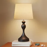 Homcom Tischlampe Schwarz