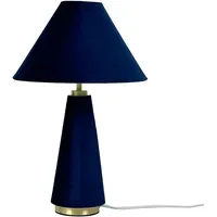 Relaxdays Nachttischlampe Dunkelblau