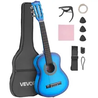 Vevor Konzertgitarre, 780 mm, Holz-Klassikgitarren-Starter-Set für Anfänger, mit Nylonsaiten,