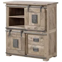 Massivmoebel24 Highboard Mango 90 x 45 x 100 cm