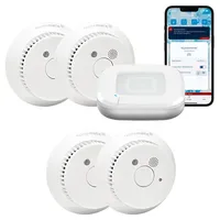 Homematic IP Starter Set Rauchwarnmelder 4 St. Weiß