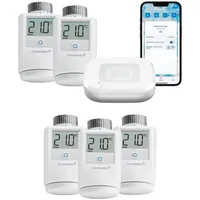 Homematic IP Heizkörperthermostat Starter Bundle Heizen für 5 Heizkörper