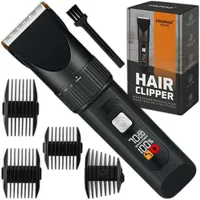 Krumad Haarschneidemaschine – Professioneller Haarschneider mit LCD-Display, 4 Geschwindigkeiten