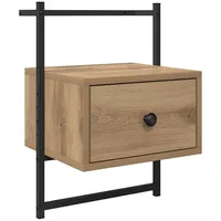 VidaXL Nachtschrank Artisan-Eiche 35 x 30 x 51 cm