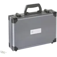 TOOLCRAFT Werkzeug-Pilotenkoffer unbestückt grau 33 x 23 x 9