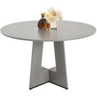 Vevor runder Esstisch Küchentisch Holztisch (120 cm / 90,72