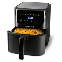 GOURMETmaxx Heißluftfritteuse 6,5 L schwarz