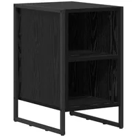 VidaXL Nachtschrank Schwarz 39,5 x 30 x 50 cm