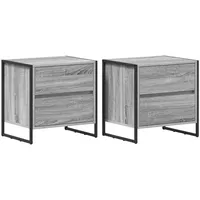 VidaXL Nachtschrank 2 pcs 50 x 39,5 x 50