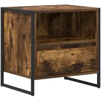 VidaXL Nachtschrank Raucharbe 50 x 39,5 x 50 cm