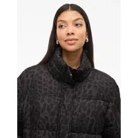 VILA VIPUFF L/S PUFFER COAT/PB Schwarz L