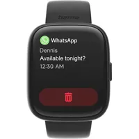 Hama Smartwatch 4000 Telefonfunktion 1,65" LCD Bluetooth Schlaftra -