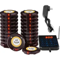 Vevor Restaurant-Pager-System, Kabelloses Warteschlangensignal mit 500 m Reichweite, Piepser