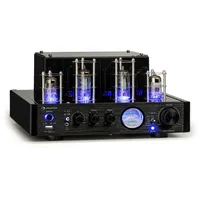Auna Amp VT Röhrenverstärker HiFi-Verstärker 2x35W RMS BT Opt./Koax./AUX-In,