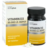 Avitale GmbH activplus Vitamin D3 20.000 I.E. Depot 180