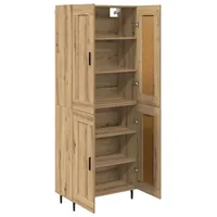 VidaXL Highboard 2 pcs Artisan-Eiche Holzwerkstoff