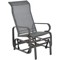 Outsunny Schaukelstuhl Gartenstuhl 73 x 60 x 105 cm