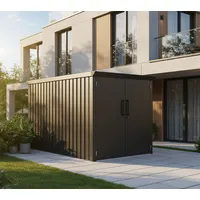 Westmann Velos 1 Metall Fahrradgarage mit Boden abschließbar -