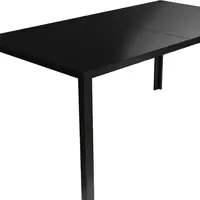 Mojawo Gartentisch 150 x 80 x 72 cm Schwarz