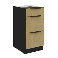 Küchen-Preisbombe Unterschrank 40 cm Eiche 40 x 0 x