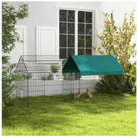 PawHut Freilaufgehege 220 x 85 x 103 cm grün