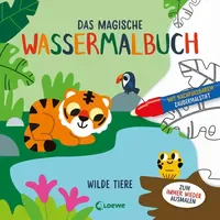 Loewe Das magische Wassermalbuch - Wilde Tiere