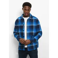 Olymp "OLYMP Casual, Overshirt, Kent", Herren, Gr. M, marine,