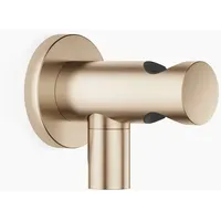 Dornbracht Wandanschlussbogen mit integriertem Brausehalter, runde Rosette 60mm, 28490660-46,